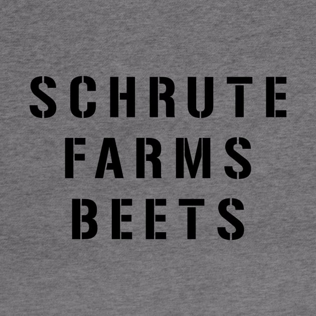 Schrute Farms Beets by redsoldesign